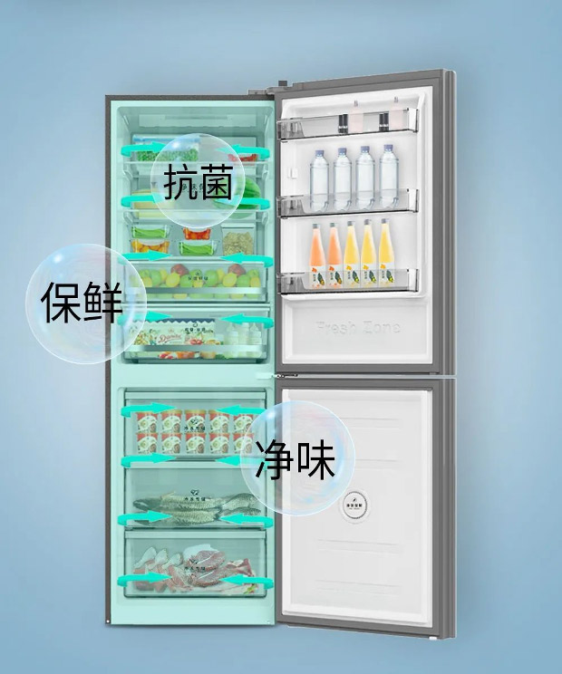 精細(xì)分區(qū)大容量，澳柯瑪大兩門(mén)冰箱上市